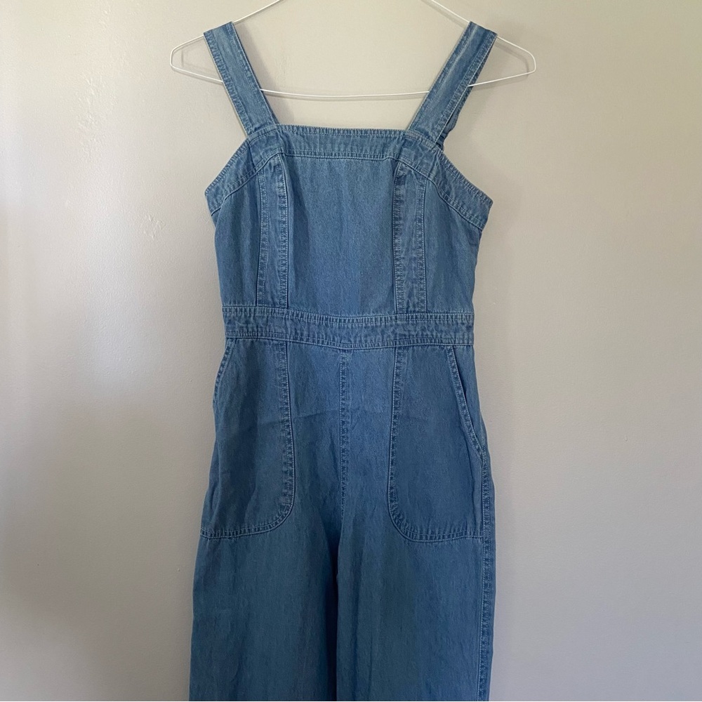 Blue Denim Jumpsuit